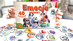 MEMOSY GRA PLANSZOWA PAMIĘCIOWA EMOCJE ROZWIJA PAMIĘĆ UCZY I BAWI ALEXANDER