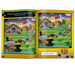 LEGO MINECRAFT PRZYGODY PŁATNERZA FIGURKA Z MIECZEM ZADANIA KOMIKSY ZAGADKI
