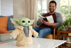 STAR WARS BABY YODA GROGU MANDALORIAN GWIEZDNE WOJNY FIGURKA Z SERIALU 28CM