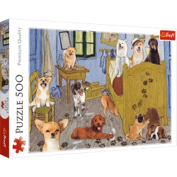PUZZLE 500 ELEMENTÓW POKÓJ VAN GOGHA PSIA REWOLUCJA UKŁADANKA 37539 TREFL