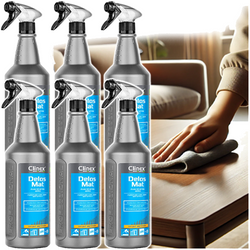 CLINEX DELOS MAT PIELĘGNACJA MEBLI 1L ODTŁUSZCZA ANTYSTATYCZNY - 6 szt.