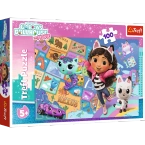 PUZZLE KOCI DOMEK GABI 100 EL. PRZYJAŹŃ W KOCIM DOMKU UKŁADANKA TREFL 16515