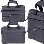 TORBA NA LAPTOPA TABLET DONAU TRAVEL BUDAPEST 3L SZARA NIEPRZEMAKALNA