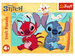 PUZZLE MINI 54 ELEMENTY STITCH I JEGO ŚWIAT UKŁADANKA TREFL 19813