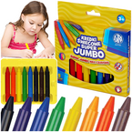 KREDKI ŚWIECOWE ASTRA SUPER JUMBO 8 KOLORÓW EXTRA GRUBE