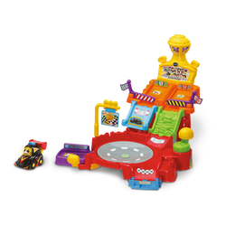 TUT TUT AUTKA TOR DLA AUT PEŁEN AKROBACJI SAMOCHODZIKI WYŚCIGOWE VTECH