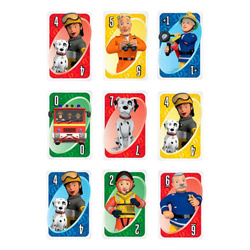 UNO JUNIOR STRAŻAK SAM GRA KARCIANA KARTY MATTEL