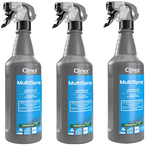 CLINEX MULTISPRAY ZIELONA HERBATA 1L UNIWERSALNY PŁYN USUWA KURZ - 3 sztuki