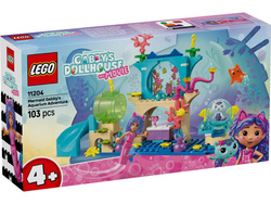 LEGO KOCI DOMEK GABI PODOWDNA PRZYGODA SYRENKI GABBY'S DOLLHOUSE 11204
