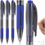 DŁUGOPIS AUTOMATYCZNY KULKOWY OLEJOWY UNOMAX FAB 0.7mm NIEBIESKI - 3 sztuki