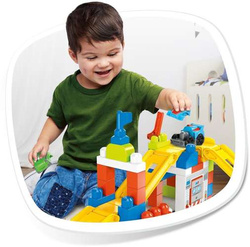 KLOCKI MEGA BLOKS BUILDERS GARAŻ SAMOCHODOWY 60EL