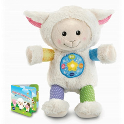ZABAWKA INTERAKTYWNA PLUSZAK MASKOTKA RADOSNA OWIECZKA DŹWIĘK PL VTECH