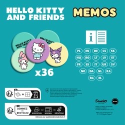 MEMORY MEMOS HELLO KITTY - KITTY I PRZYJACIELE GRA PAMIĘCIOWA TREFL