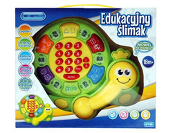 EDUKACYJNY ŚLIMAK TELEFON ŚWIATŁO DŹWIĘKI PL ARTYK
