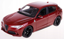 SAMOCHÓD BBURAGO 1/24 - ALFA ROMEO STELVIO CZERWONA