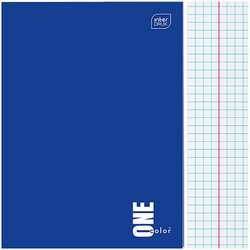 ZESZYT SZKOLNY A4 96 KARTEK KRATKA 70g ONE COLOR INTERDRUK - 3 sztuki