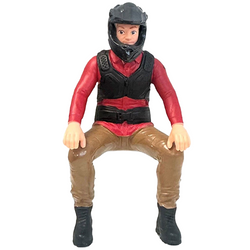 SCHLEICH FIGURKA KOLEKCJONERSKA RĘCZNIE MALOWANA KIEROWCA QUADA W KASKU