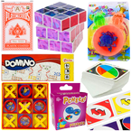 GRY 7w1 KARTY PCHEŁKI ŻABKI KOSTKA DOMINO KÓŁKO I KRZYŻYK TOWARZYSKIE