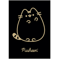 PUSHEEN ZESZYT A5 60 KARTEK W KRATKĘ LAMINOWANY UNIPAP MAJEWSKI KOTEK