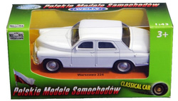 SAMOCHÓD METALOWY WELLY 1:32 WARSZAWA 224
