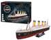 PUZZLE 3D TITANIC STATEK PODŚWIETLENIE LED DUŻY MODEL 266 EL. CUBIC FUN