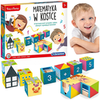 GRA PLANSZOWA MATEMATYKA W KOSTCE EDUKACYJNA NAUKA CYFEREK CLEMENTONI