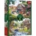 PUZZLE 2x500 ELEMENTÓW SIELANKOWE ŻYCIE MIASTECZKO UKŁADANKA 37494 TREFL