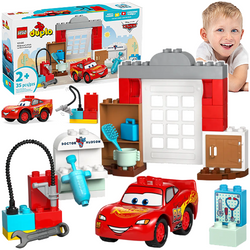 LEGO DUPLO AUTA WIZYTA MCQUEENA W WARSZTACIE WÓJTA ZYGZAK DUŻE KLOCKI 10456