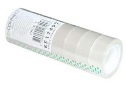 TAŚMA KLEJĄCA PRZEZROCZYSTA BIUROWA Q-CONNECT 18mm x 20m - 48 szt. (6 op.)