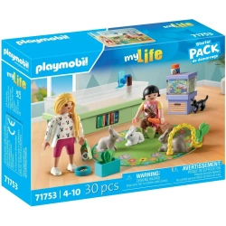 PLAYMOBIL MY LIFE DZIEWCZYNKI Z KRÓLIKAMI FIGURKI AKCESORIA 30 EL. 71753