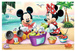 PUZZLE MAXI PIKNIK NA PLAŻY MIKI MINNIE 24 E TREFL