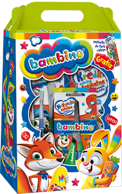 WYPRAWKA SZKOLNA BAMBINO ZESTAW PLASTYCZNY DO PRZEDSZKOLA XL