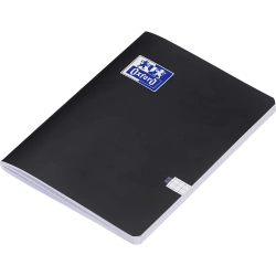 ZESZYT SZKOLNY A4 60 KARTEK W KRATKĘ Z MARGINESEM ESSE CZARNY 90g OXFORD