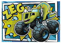 PUZZLE 4W1 BLAZE I PRZYJACIELE MEGA MASZYNY TREFL