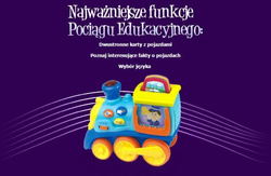 MÓJ PIERWSZY POCIĄG EDUKACYJNY POJAZDY - DUMEL