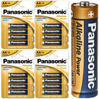 BATERIE PANASONIC ALKALINE POWER ALKAICZNE AA LR6 PALUSZKI - 16 szt. (4 op)