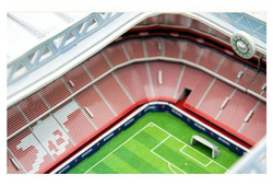 MODEL STADIONU EMIRATES STADIUM ARSENAL PUZZLE 3D