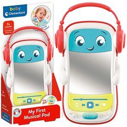 INTERAKTYWNY MUZYCZNY IPOD ZE ŚWIATŁAMI I LUSTERKIEM BABY DJ CLEMENTONI