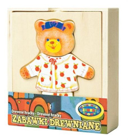 UKŁADANKA DREWNIANA MISIO MIŚ PUZZLE - DROMADER