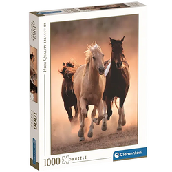 PUZZLE GALOPUJĄCE KONIE KONIKI UKŁADANKA 1000 ELEMENTÓW CLEMENTONI