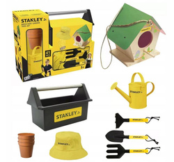 DOMEK DLA PTAKÓW DO ZBUDOWANIA Z NARZĘDZIAMI DONICZKI KONEWKA GRACA STANLEY