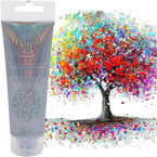FARBA AKRYLOWA DECO ARTEA TUBKA ASTRA METALICZNY SREBRY 75 ml