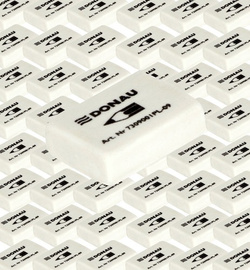GUMKA DO ŚCIERANIA MAZANIA UNIWERSALNA BIAŁA 31x23x9 mm DONAU - 45 sztuk