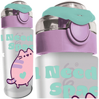BIDON BUTELKA NA WODĘ PUSHEEN KOTEK FIOLET 500ml PRAKTYCZNY DO SZKOŁY