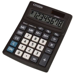 KALKULATOR BIUROWY CITIZEN CMB801-BK BUSINESS 8 CYFROWY CZARNY