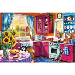 PUZZLE EASYPIECE 300 ELEMENTÓW PORANEK W KUCHNI UKŁADANKA 23102 TREFL