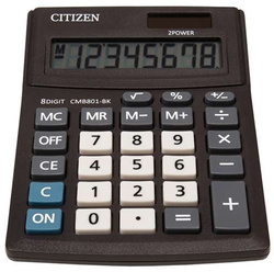 KALKULATOR BIUROWY CITIZEN CMB801-BK BUSINESS 8 CYFROWY CZARNY
