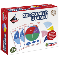 ZABAWKA DREWNIANA ZROZUMIEĆ UŁAMKI NAUKA MATEMATYKI POMYSŁOWY SKRZAT ASKATO