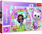 PUZZLE MAXI 24 KOCI DOMEK GABI WESOŁA GABI DUŻE ELEMENTY TREFL 14353