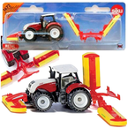 TRAKTOR STEYR Z KOSIARKAMI POTTINGER CIĄGNIK KOLEKCJONERSKI 1672 SIKU